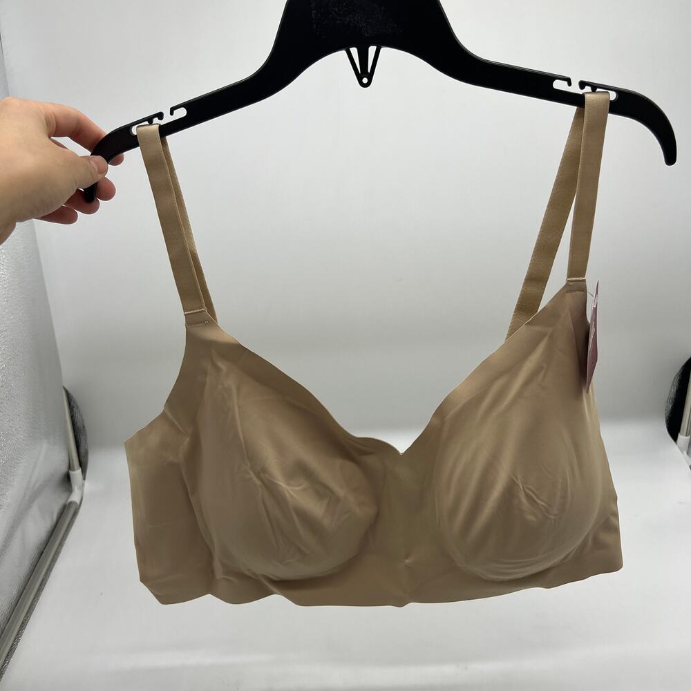 Anti x Proof x Proof T-Shirt Bra Oatmeal, Size 2X